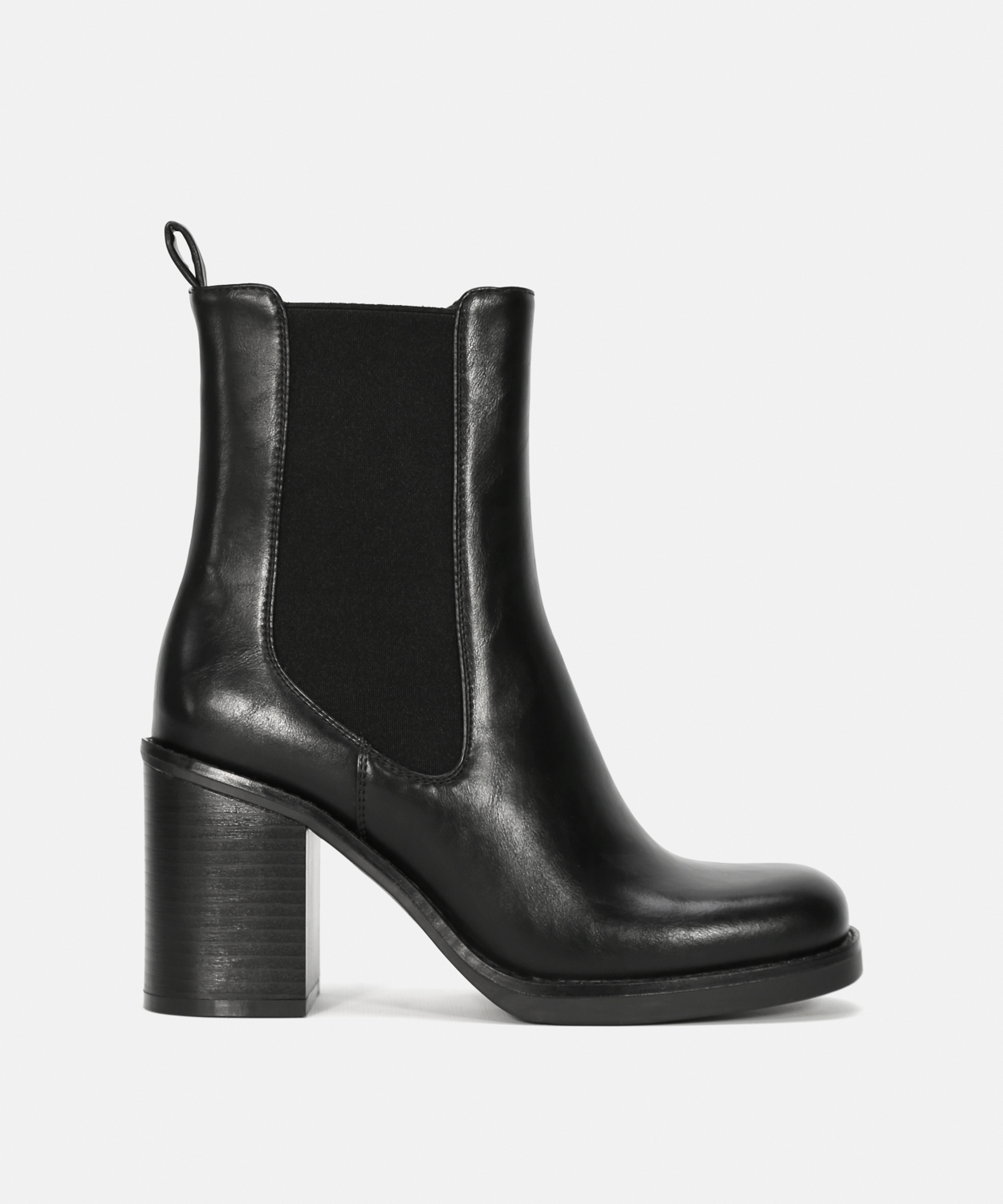 Botins pretos salto chelsea image number null